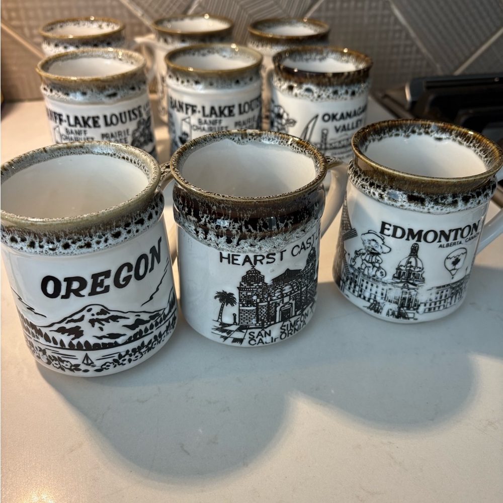 Vintage Souvenir Mugs